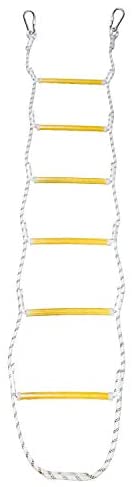 Perantlb 7.05 ft Nylon Climbing Rope Ladder for Kids or Adult - Climbing Game for Swing Accessories - Tree House, Playground, Play Set for Boys Children
