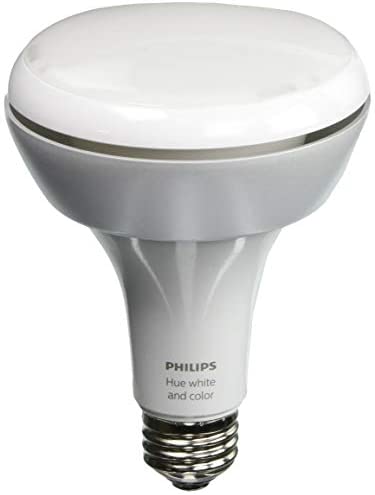 Philips Hue White and Color Ambiance 1st Generation BR30 60W Equivalent Dimmable LED Smart Flood Light (Older Model Compatible with Amazon Alexa Apple HomeKit and Google Assistant)