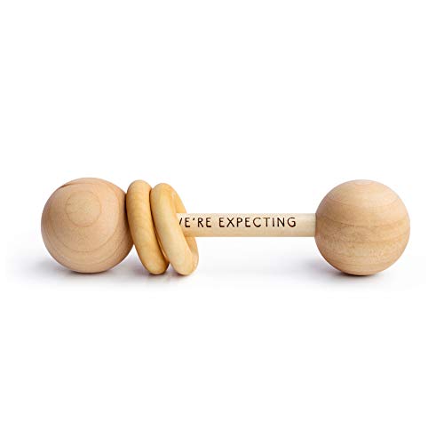 Pregnancy Announcement Baby Rattle Photo Prop -