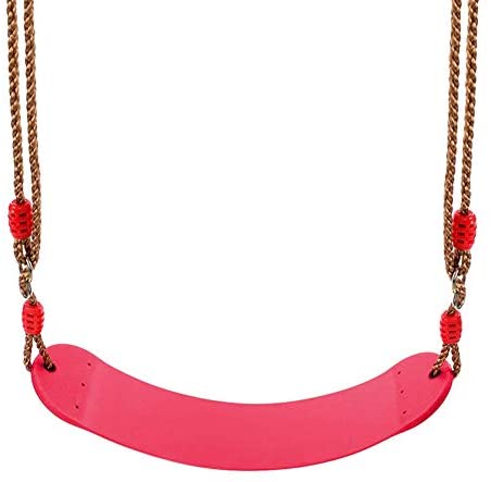 SK Studio Child Swing,Swing Seat for Tree,Indoor and Outdoor Swing Seat Heavy Duty Pink
