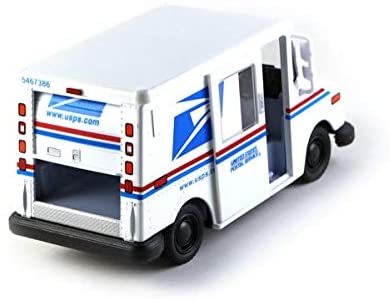 United States Postal Service Mail Delivery Truck Diecast Model Toy Car in White