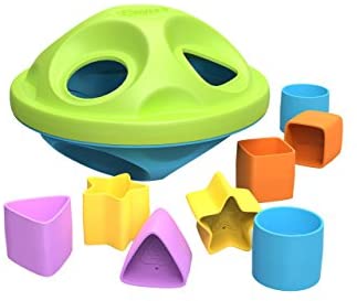 Green Toys Shape Sorter, Green/Blue