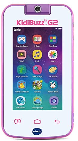 VTech KidiBuzz G2 Kids’ Electronics Smart Device with KidiConnect, Pink