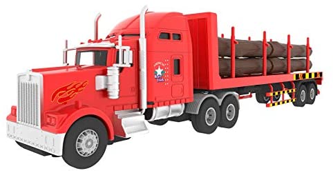 Big Daddy Big Rig Heavy Duty Tractor Trailer Transport Series Lumber Truck Tractor Trailer