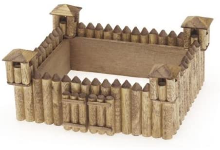 Darice Unfinished Fort Wood Craft Kit (Unfinished When Fully Assembled)