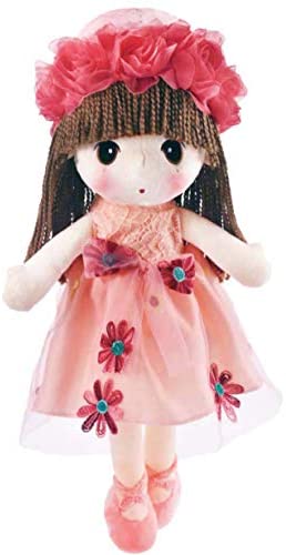 HWD Kawaii Flower Fairy Stuffed Soft Plush Toy Doll Girls Gift , 18 Inch ( Pink )