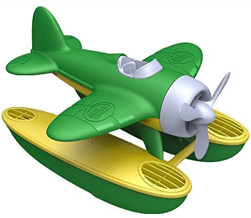 Green Toys Seaplane in Green Color - BPA Free, Phthalate Free Floatplane for Improving Pincers Grip. Toys and Games