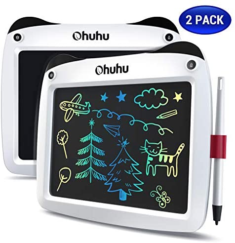 LCD Writing Tablet Colorful Screen, Ohuhu 2 Pack 9