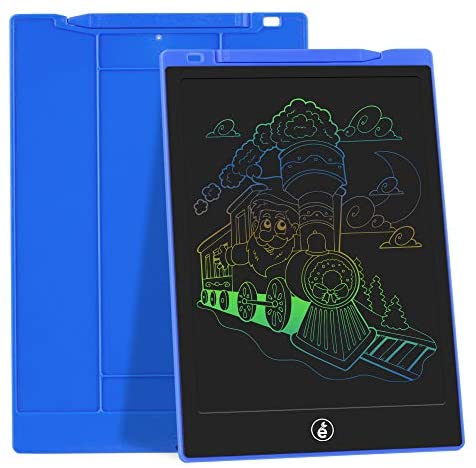 JefDiee LCD Writing Tablet Drawing Board, 11-Inch Colorful Screen Electronic Drawing Pad for Kids Doodle Board Writing Pad Gifts for Kids at Home, School and Office (Blue)