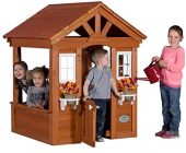 Backyard Discovery Columbus All Cedar Wood Playhouse