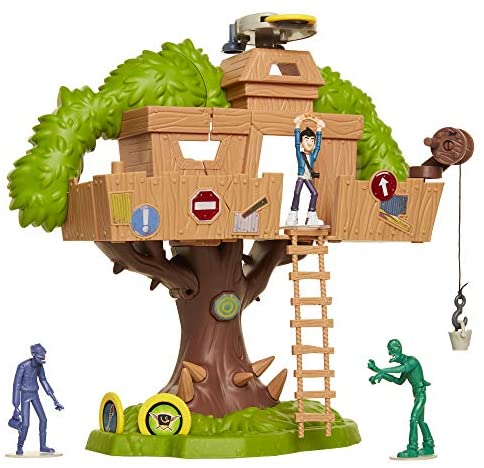 The Last Kids On Earth - Tree House of Awesomeness Playset, Includes Exclusive Jack Action Figure & 2 Zombies