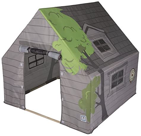 Pacific Play Tents 69790 Kids Tree House Hide-Away Wood Pole Frame Playhouse, 43