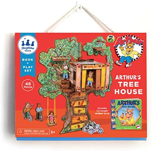 STORYTIME TOYS Arthur's Treehouse Toy Set and Book, PBS Kids Toys; Take Apart STEAM Educational Toys