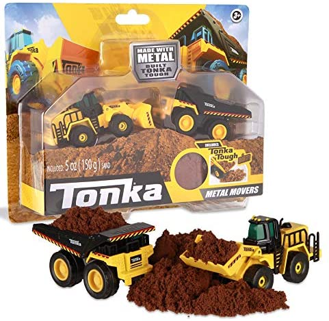 Tonka - Metal Movers Combo Pack - Mighty Dump Truck & Front Loader