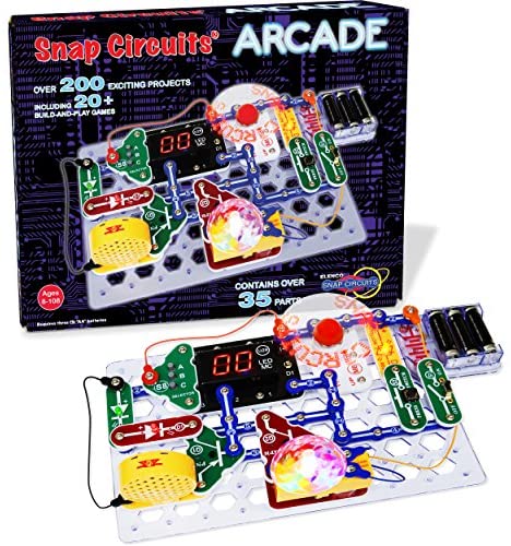 Snap Circuits  “Arcade”, Electronics Exploration Kit, Stem Activities for Ages 8+, Multicolor (SCA-200)