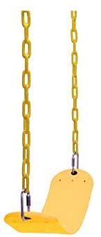Takefuns Swing Seat Set Accessories,Replacement Swings Slides Gyms Outdoor,Outdoor Playground Tree Swing for Kids - Yellow