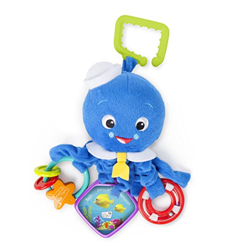 Baby Einstein Activity Arms Octopus Take-Along Plush Toy, Ages Newborn +