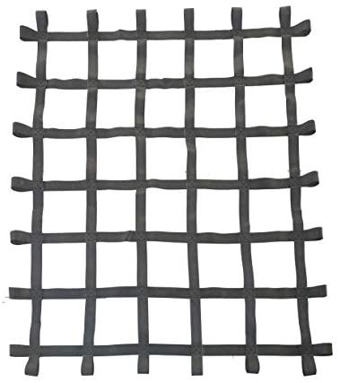 FONG Climbing Cargo Net Black 6 ft X 5 ft (72 inch x 60 inch) - Playground Cargo Net - Climbing Net for Swingset - Indoor Climbing Net - Climbing Ladder