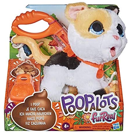 furReal Poopalots Big Wags Interactive Pet Toy, Connectible Leash System, Ages 4 and Up