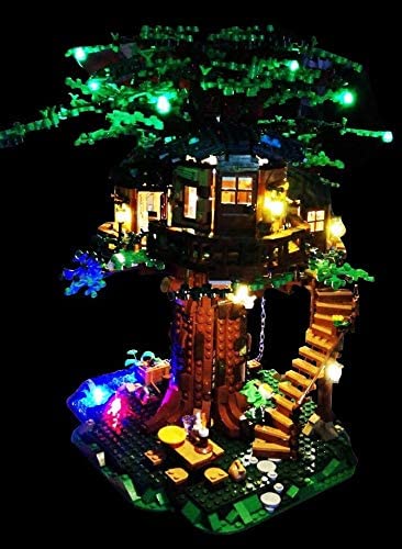 brickled LED Lighting Kit for Lego 21318 Ideas Tree House (Lego Set not Included)