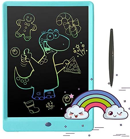 Pilipada LCD Writing Tablet Colorful Doodle Pad, 10 Inches Drawing Board Writing Board, Kids Early Educational Drawing Tablet Learing Toys for 2 3 4 5 6 Years Old Boys and Girls Gifts