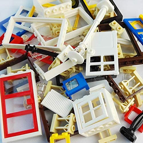 Taken All 82 Piece Windows & Doors & Fences Sets Building Block Toy -Compatible Major Brands Children Gifts
