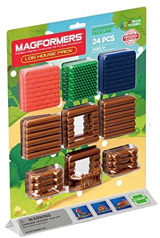 Magformers Log House Pack 24Pc Set