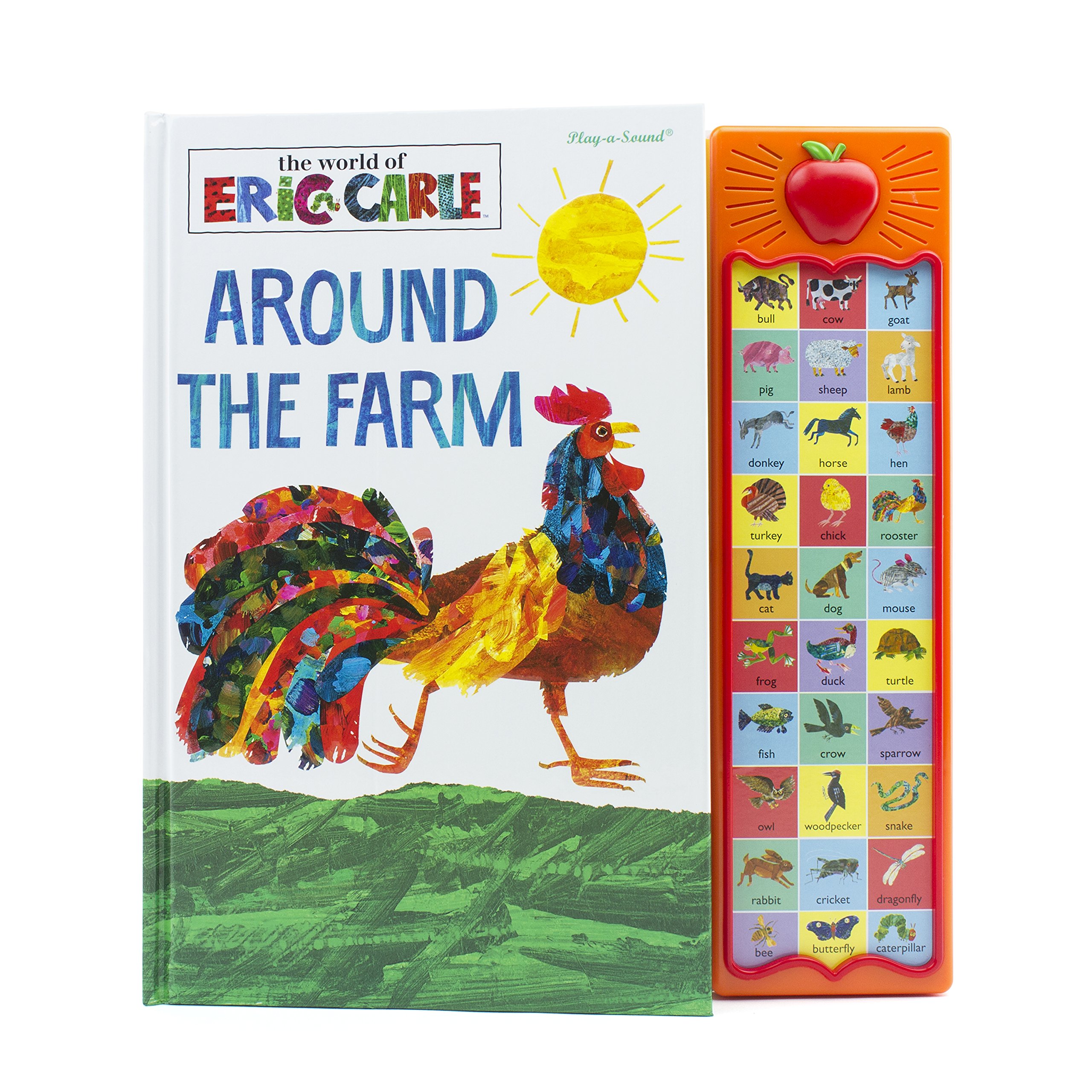 World of Eric Carle, Around the Farm 30-Button Sound Book - PI Kids (Play-A-Sound)