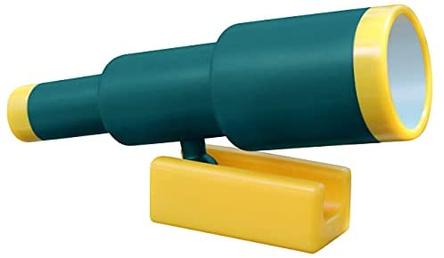 Jungle Gym Kingdom Playground Accessories - Green Pirate Ship Telescope for Kids - Plastic Accressory for Outdoor Playhouse, Playset, Backyard Swing Set - Replacement Parts for Treehouse