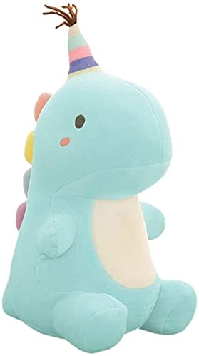 Stuffed Animal Plush Toys, Cute Dinosaur Toy, Soft Dino Plushies for Kids Plush Doll Gifts for Boys Girls (Blue, 9 Inch