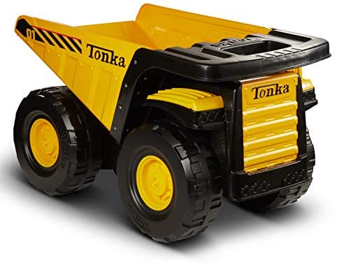 Tonka Toughest Mighty Dump Truck, Yellow, (L x W x H) 12.00 x 19.00 x 10.75 Inches