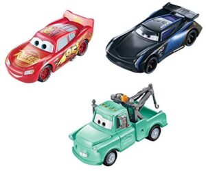Disney Pixar Cars Color Changers Lightning McQueen, Mater & Jackson Storm 3-Pack, Gift for Kids Age 3 Years and Older