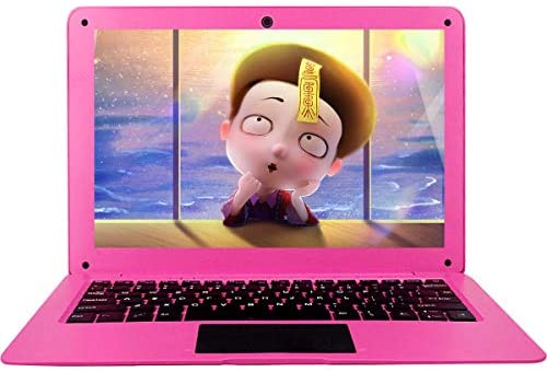 Tocosy Laptop 10.1Inch Quad Core Windows 10 HD Graphics Ultra Thin Computer PC, 2GB RAM 32GB Storage 1.92GHZ USB 2.0 WiFi Bluetooth HDMI IPS Display Notebook (Pink)