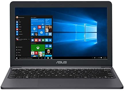 Asus Vivobook E203NA-YS02 11.6” Featherweight Design Laptop, Intel Dual-Core Celeron N3350 2.4GHz Processor, 4GB DDR3 RAM, 64GB eMMC Storage, App Based Windows 10 S