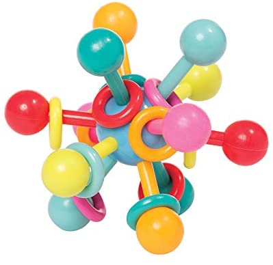 Manhattan Toy Atom Rattle & Teether Grasping Activity Baby Toy