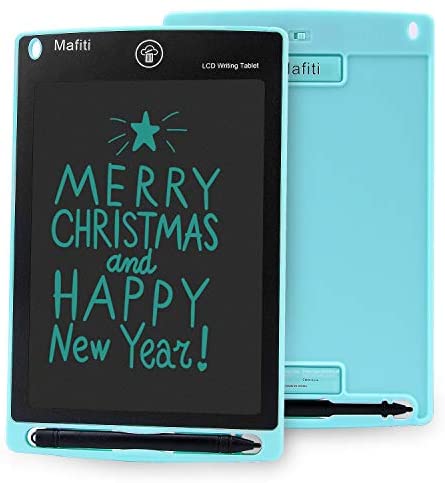 Mafiti LCD Writing Tablet 8.5 Inch Electronic Writing Drawing Pads Portable Doodle Board Gifts for Kids Office Memo Home Whiteboard Cyan