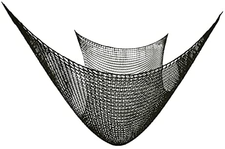 Nabtgo Climbing Cargo Net Climbing net Kids Playground Net Play Net- Treehouse Accessories Playground Accessories Playground Equipment Double Layers Polyester Net Bridge for Treehouse (9.8' x 6.5')