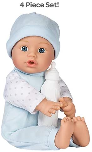 Adora Sweet Baby Boy Peanut - Machine Washable Baby Doll Age 1+ (Amazon Exclusive), 11 inches, Blue