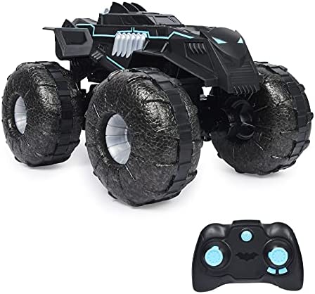 DC Comics Batman, All-Terrain Batmobile Remote Control Vehicle, Water-Resistant Batman Toys for Boys Aged 4 and Up