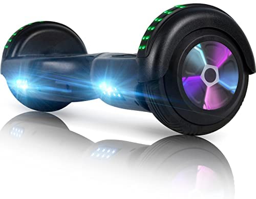 FLYING-ANT Hoverboard, 6.5 Inch Self Balancing Hoverboards with Bluetooth and Flashing LED Lights, Hover Board for Kids Teenagers