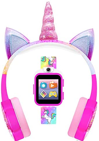PlayZoom 2 Kids Smartwatch & Headphones - Video Camera Selfies STEM Learning Educational Fun Games, MP3 Music Player Audio Books Touch Screen Sports Digital Watch Gift for Kids Toddlers Boys Girls