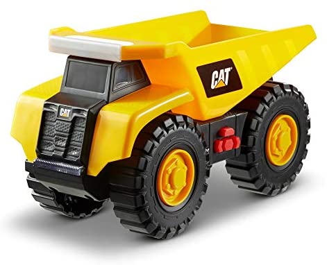 Cat Construction Tough Machines Toy Dump Truck with Lights & Sounds, Yellow