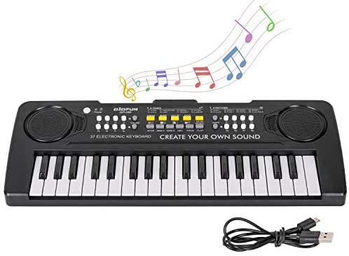 Electronic Piano Keyboard 37 Key Kids Piano Multi-Function Keyboard Piano Toys Education Musical Instrument Gift for Boys Girls