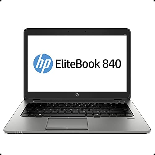 HP EliteBook 840 G2, Intel Core i5-5300U up to 2.3 GHz, 8GB RAM, 500 GB SATA Laptop Computer Windows 10 Pro (Renewed)