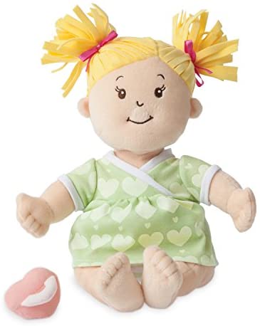Manhattan Toy Baby Stella Blonde Soft First Baby Doll for Ages 1 Year and Up, 15