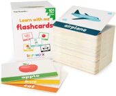 learnworx Toddler Flash Cards - 101 Baby Flash Cards - 202 Sides - Learn Objects, Numbers & Play Games - Toddler Learning Educational Toys - 12 Months to 3 Years