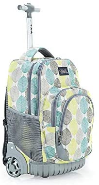Tilami Kids Rolling Backpack 18 inch Boys and Girls Laptop Backpack