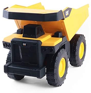 CatToysOfficial Cat Construction Steel toy Dump Truck, Yellow