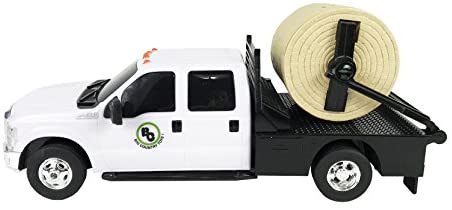 Big Country Toys Ford Flatbed - 1:20 Scale - Farm Toys - Toy Flatbed Farm Truck - Toy Truck with Hay Squeeze - Durable Plastic