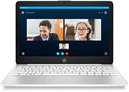 HP Stream 11.6-inch HD Laptop, Intel Celeron N4000, 4 GB RAM, 32 GB eMMC, Windows 10 Home in S Mode with Office 365 Personal for 1 Year (11-ak0020nr, Diamond White)